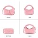 thumbnail image 2 of LHSHID Women Woven Tote Small Crossbody Bag, Weave Quilted Purse Square Shoulder Bag Woven Handbag with Detachable Strap, 2 of 7