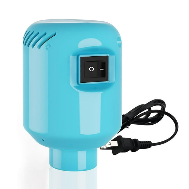 Bomba de aire eléctrica HOTBAG para bolsas de almacenamiento al vacío, color azul