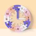 thumbnail image 3 of Fancy Toys for Kids Handmade Wooden Diy Spliced Clock Models Children Make Clock Color Cognitives Early Education Toys, 3 of 6