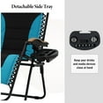 thumbnail image 6 of Sophia&William Outdoor Oversized Padded Zero Gravity Chairs Set of 2 - Pacific Blue, 6 of 7