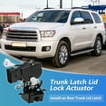 thumbnail image 3 of Actuador de bloqueo del maletero Unique Bargains para Toyota Sequoia Limited SR5 2001-2007 4.7L V8 No. 931861/693010C010/646800C010/746-848, 3 of 7