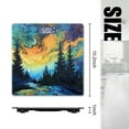 thumbnail image 2 of Digital Bathroom Scale with Large LCD Display,High Capacity Scale 400 lbs High Precision body fat scale-Vibrant Painting Of The Northern Lights Over Alaskan Forest, 2 of 4