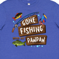thumbnail image 4 of Inktastic Gone Fishing with My Pawpaw Youth T-Shirt, 4 of 5