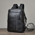 thumbnail image 1 of Men's Stylish Leather Business Backpack - Top Layer Cowhide for Comfort & Durability, 1 of 5