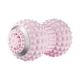thumbnail image 4 of Bola de vibratoria con forma de maní Bola de vibratoria portátil con 4 velocidades de Bola de rodillo profesional texturizada Rosa, 4 of 8