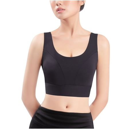 

lulshou Sports Bras for Women Women s Sports Yoga Bra Shockproof Fitness High Strength Big U Back Yoga Vest