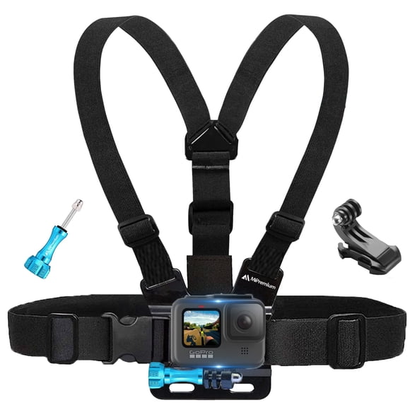 Arnés de montaje en pecho para GoPro Hero 13-4 y AKASO EK7000 Sjcam