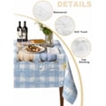 thumbnail image 5 of Easter Gnomes Suqare Tablecloth - 60 x 60 Inch, Watercolor Eggs Basket Daisy Spring Blue Plaid Waterproof & StainResistant Tablecloth, Washable Oil-proof Table Cover for Dining/Party/Wedding/Buffet, 5 of 9