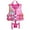 Deep Pink Unicorn, variant on MoKo Kids Swim Vest for Boys Girls, Swimming Float Jacket for 46-77 lbs Kids, Swimsuit Buoyancy Swimwear, L Size, Indigo