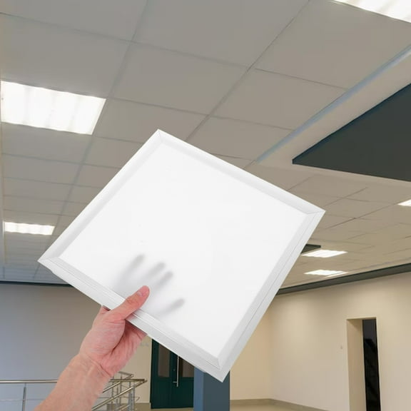 WHAMVOX Recessed Square Ceiling Light Diffuser Aluminum Lamp Shield For Overhead Lightings Cover For Ceiling Lights For Kitchen And Office Spaces