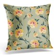 thumbnail image 1 of BSDHOME Green Beautiful Floral with Roses Colorful Beauty Pillow Case Pillow Cover 20x20 inch, 1 of 1