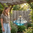 thumbnail image 4 of Hanging Solar Bird Bath Fountain Outdoor Solar Hanging Bird Bath Fountain,attracts Hummingbirds,garden Decoration Decorative Garden Yard Patio Bird Bath Fountain, 4 of 8