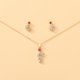 thumbnail image 5 of Conjunto de aretes de collar de diamantes de joyería de moda para damas Wmkox8yi sjalhkljlk1340, 5 of 6