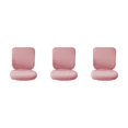 thumbnail image 3 of Guardoinrt Soft and Breathable Swivel Chair Cover Seating Experience Pink Backrest + Cushion Cover 3Set, 3 of 6