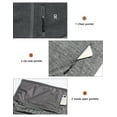 thumbnail image 6 of Little Donkey Andy Women's Lightweight Thermal Jackets Running Golf Travel Windproof Grey Heather XS, 6 of 7