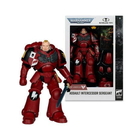 Assault Intercessor Sergeant: Blood Angel (Warhammer 40,000) 7" Figure - McFarlane Toys