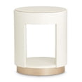 thumbnail image 5 of Michael Amini La Rachelle Round End Table with Marble Top - Champagne Ivory, 5 of 9