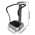 thumbnail image 2 of INTBUYING Crazy Fit Vibration Whole Body Fitness Power Massage Plate Exercise Machine Home Exercise, 2 of 13