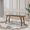 Walnut Brown+Solid Wood #1, variant on Mid Century Modern Solid Wood Bench 47.2 Natural Walnut Stain for Living Room, Hallway, Bedroom, Bathroom - Extra Seating & Drop Zone