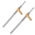 thumbnail image 4 of DRAFIDEEP 2Pcs Metal Violin Bow Frog Screw for String Instrument Fitting Part, 4 of 7