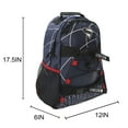 thumbnail image 4 of Superman Web Logo 17.5" Blue Backpack, 4 of 7