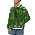 thumbnail image 3 of Kdxio American Football Field Print Men Hoodies Casual Hoodies for Men with Zip Pockets Full Zip Long Sleeve Sweatshirt Sports Hooded Jacket-X-Large, 3 of 5