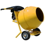 Pro Series 5 Cubic Foot / 2.5 HP Gasoline Yellow Steel Cement Mixer