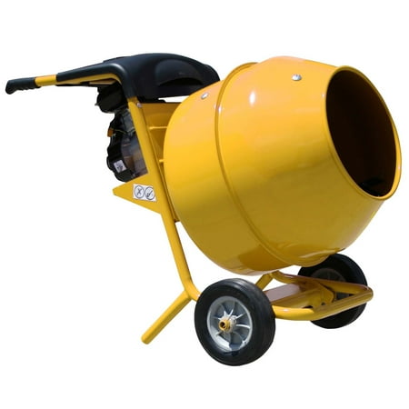 Pro Series 5 Cubic Foot / 2.5 HP Gasoline Yellow Steel Cement Mixer