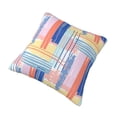 thumbnail image 3 of YFYANG Square Decorative Throw Pillow Case (Without Pillow Insert), Abstract Watercolor Line Graffiti Bedroom Sofa Car Cushion Cover, 22"x22", 3 of 9