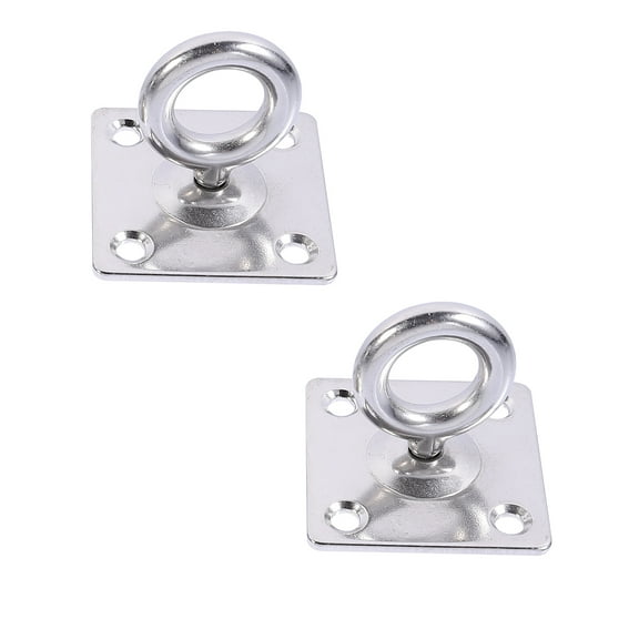Raindrops Stainless Steel Heavy Duty Hook Suspension Hook Silver 2Pcs 5.20x5.20x4.50Cm
