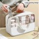 thumbnail image 4 of Transparent PVC Cosmetic Bag with Seams, PU Bath Bag, Waterproof, Large Capacity, Set, 4 of 5