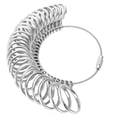 thumbnail image 4 of Ring Mandrel Metal Ring Sizer, Guías de Anillo de Herramientas de Mediciónica de Dedo Sizer de Dibro, Para Los Los Anillos de la Boda, 4 of 7