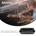 thumbnail image 4 of CUITING Nonstick Roasting Pan Lasagna Pan - Stovetop & Oven Safe, 4 of 10