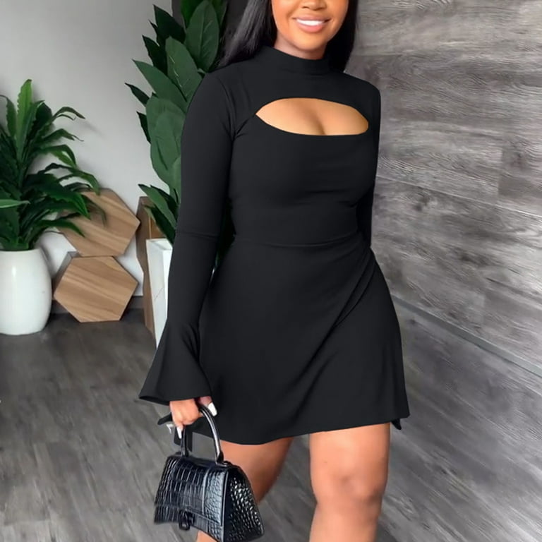 Ladies black dresses size clearance 16