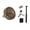 Khaki, variant on Portable Camping Fan, 40H Long Runtime Outdoor Fan with Tripod Stand & Clamp, 4 Speed Quiet Desk Hanging Tent Fan with Timer, USB Fast Charging Personal Fan for Camping Vanlife Fishing Backyard