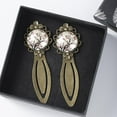 thumbnail image 3 of Tree Vintage Copper-Colored Lace Bookmarks: Stainless Steel Set for Book Lovers and Readers, 3 of 5