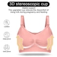 thumbnail image 2 of La ropa interior del sujetador de lactancia con abertura frontal reúne el sujetador de lactancia anti-flacidez después del parto,Pink, 2 of 6