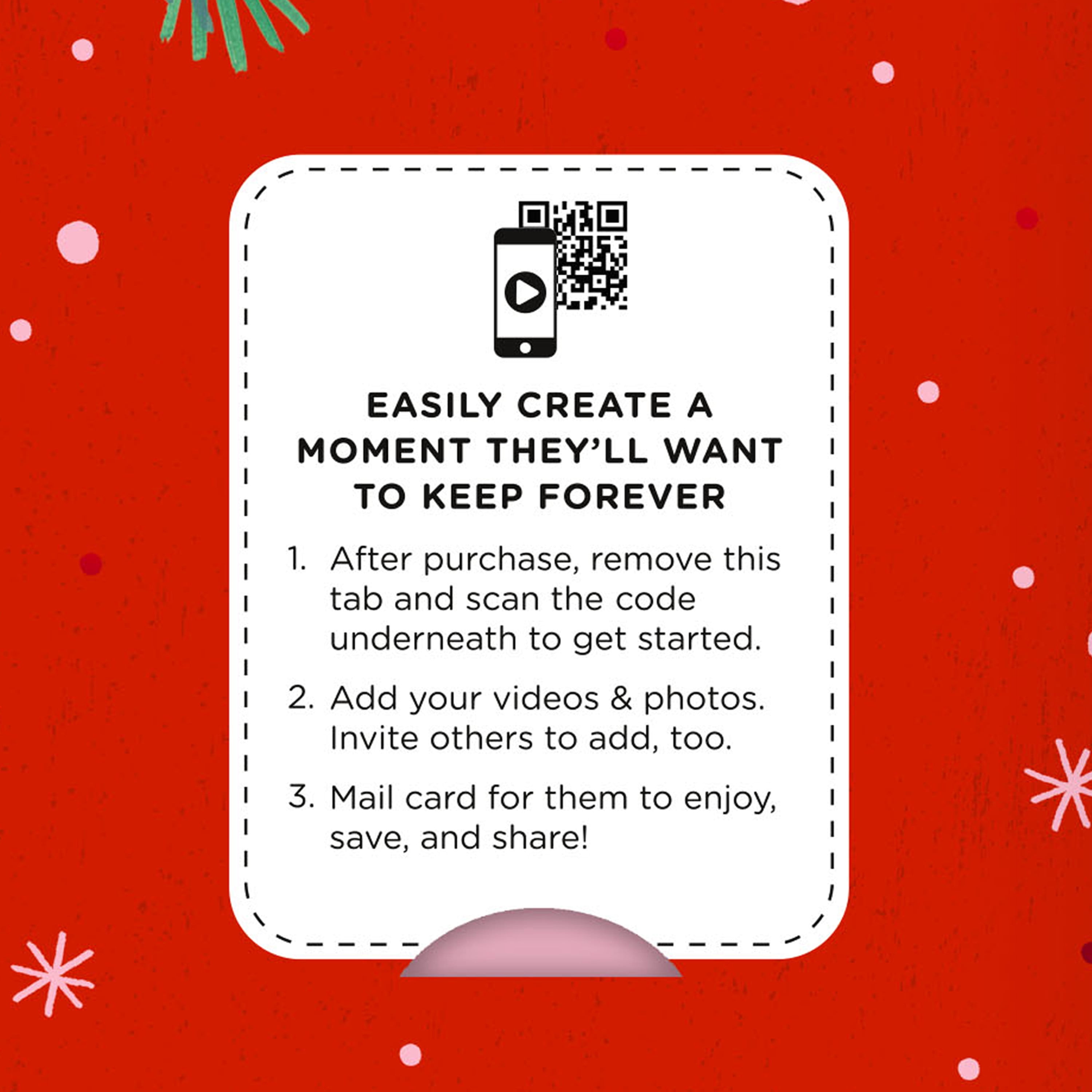 Hallmark Personalized Video Holiday Card, Hot Cocoa (Record Your Own Video Greeting)