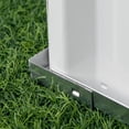 thumbnail image 6 of Outsunny Galvanized Raised Garden Bed with Gloves, White, 6 of 9