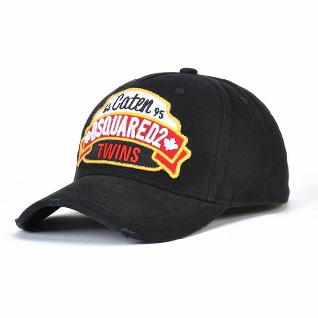 Gorra de béisbol DSQUARED2 para hombre, deportiva, algodón, color negro