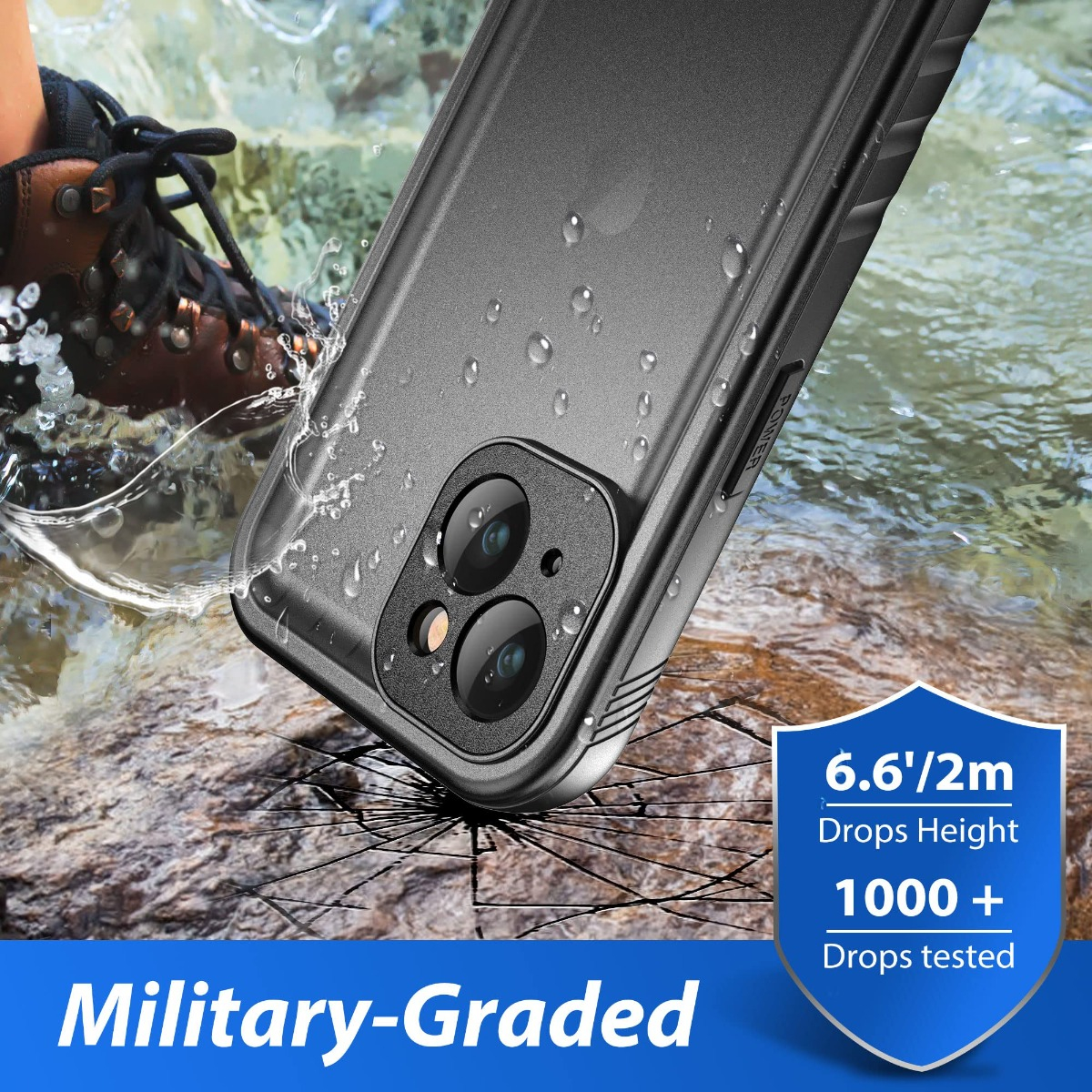 SPORTLINK Waterproof iPhone 14 Case, Full-Body Protection photo 3