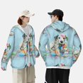 thumbnail image 4 of Fotbe A Funny Little Dalmatian Puppy Chaqueta con Protección Solar UPF 50+ para Hombre y Mujer, Camisa con Capucha y Bolsillos-XX-Large, 4 of 7
