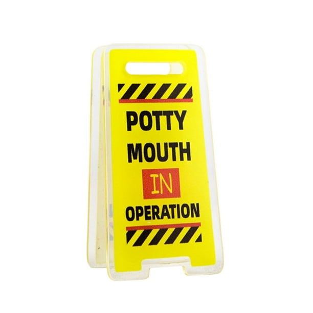 Mini Desk Sign Office Gift | Decoración de escritorio acrílico divertida para compañero, supervisor, gerente | Accesorio de trabajo transparente y duradero | Configuración sencilla, reconocimiento