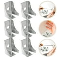 thumbnail image 1 of FUTUREORYY 10Pcs Heavy Duty Metal Shelf Support Clips for Kitchen Cabinet and Display Shelving, 1 of 8