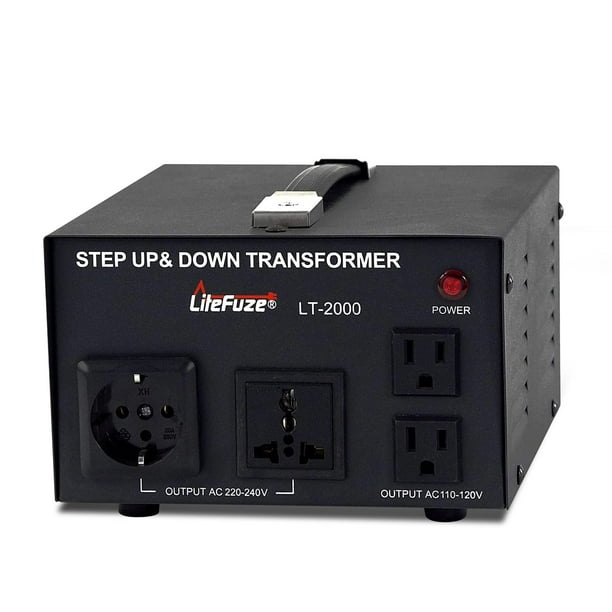 Transformador convertidor de voltaje LiteFuze LT Serie 2000W