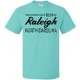 thumbnail image 3 of Inktastic From Raleigh North Carolina in Black Distressed Text T-Shirt, 3 of 5