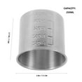thumbnail image 2 of Hemoton Japanese Rice Cooker Measuring Cup Stainless Steel Rice Measure Scoop with Scale for Rice Flour Nuts Measuring 250ml, 2 of 8