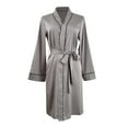 thumbnail image 5 of Women Polyester Kimono Robes Satin Silk Long Sleeves Printing Pajama Set For Women Sleepwear plus Size for Women Ladies Bathrobes Long Robe Womens plus Size Comfy Robes for Women Thick Robes for Women, 5 of 8