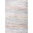 thumbnail image 4 of JONATHAN Y  Slant Modern Strie' Area Rug 8 X 10 - Gray/Blue/Orange, 4 of 5