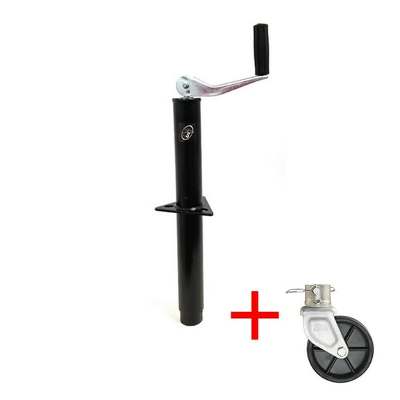 Southwest Wheel 5,000 lbs top wind RAM A-frame Trailer Jack w/ 6" Poly  Caster wheel